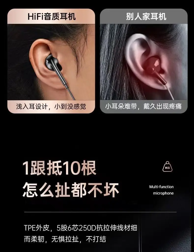 Wired Headset with 9D Sound & Type-C Charging — feature 6