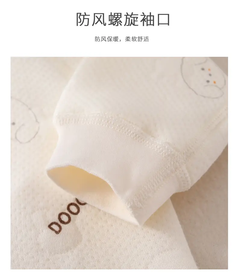 Newborn Velvet Jumpsuit White Boneless Baby's Winter Warm — feature 11