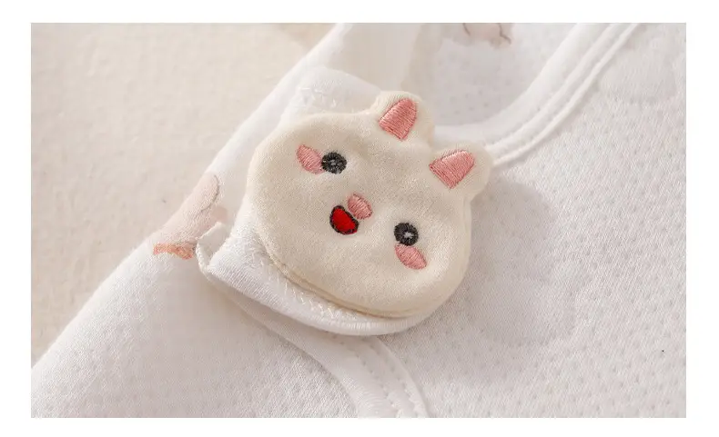 Newborn Velvet Jumpsuit White Boneless Baby's Winter Warm — feature 20