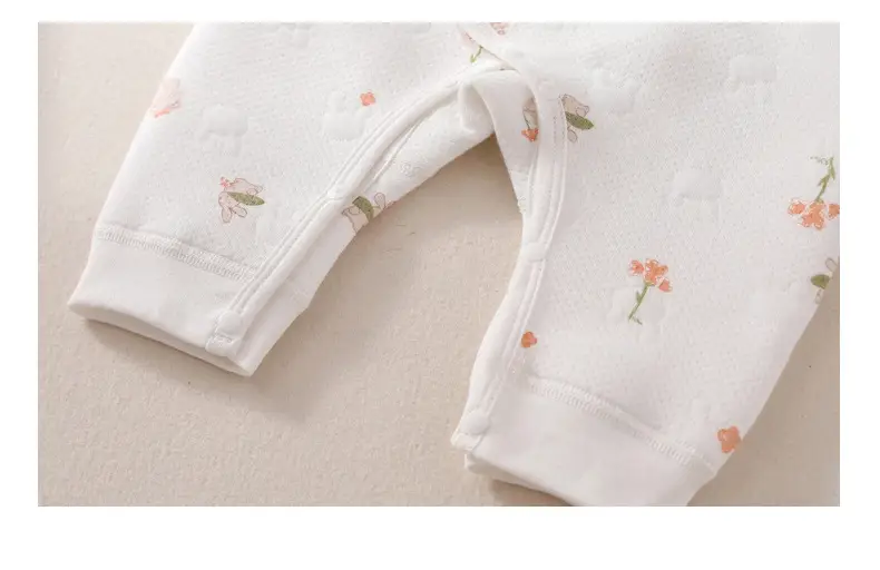 Newborn Velvet Jumpsuit White Boneless Baby's Winter Warm — feature 23