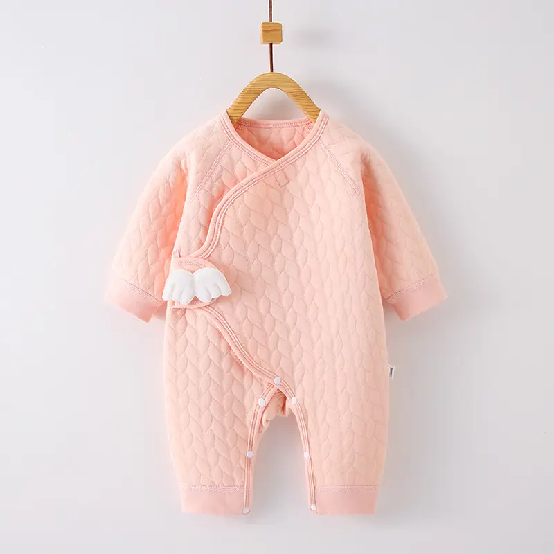 Newborn Velvet Jumpsuit White Boneless Baby's Winter Warm - Image 12