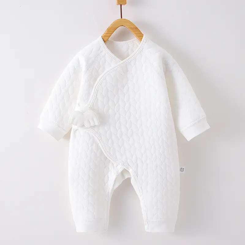 Newborn Velvet Jumpsuit White Boneless Baby's Winter Warm - Image 16