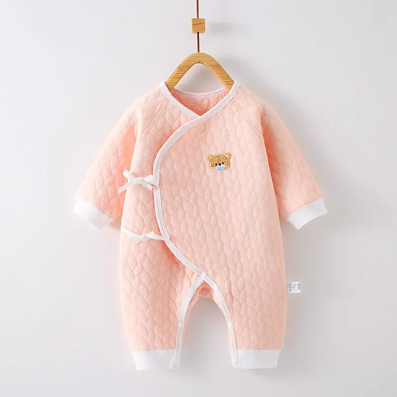 Newborn Velvet Jumpsuit White Boneless Baby's Winter Warm - Image 17