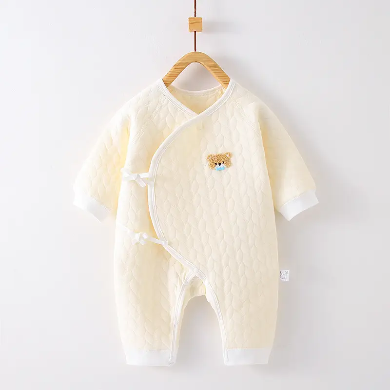 Newborn Velvet Jumpsuit White Boneless Baby's Winter Warm - Image 18