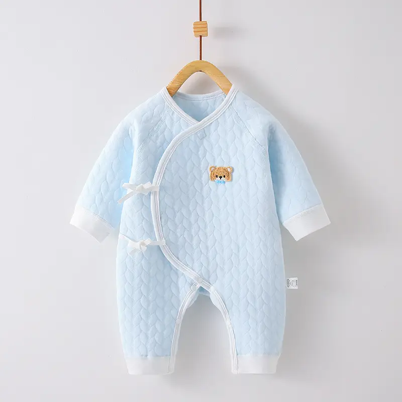 Newborn Velvet Jumpsuit White Boneless Baby's Winter Warm - Image 19