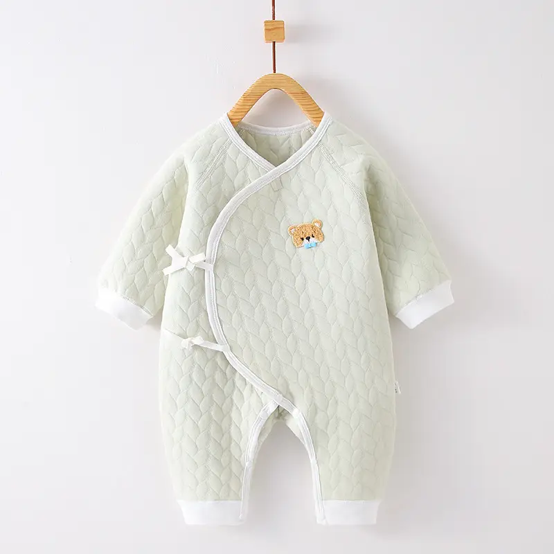 Newborn Velvet Jumpsuit White Boneless Baby's Winter Warm - Image 20