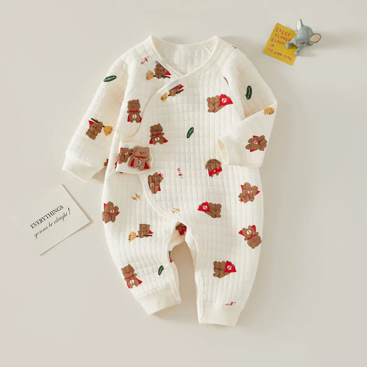 Newborn Velvet Jumpsuit White Boneless Baby's Winter Warm - Image 25