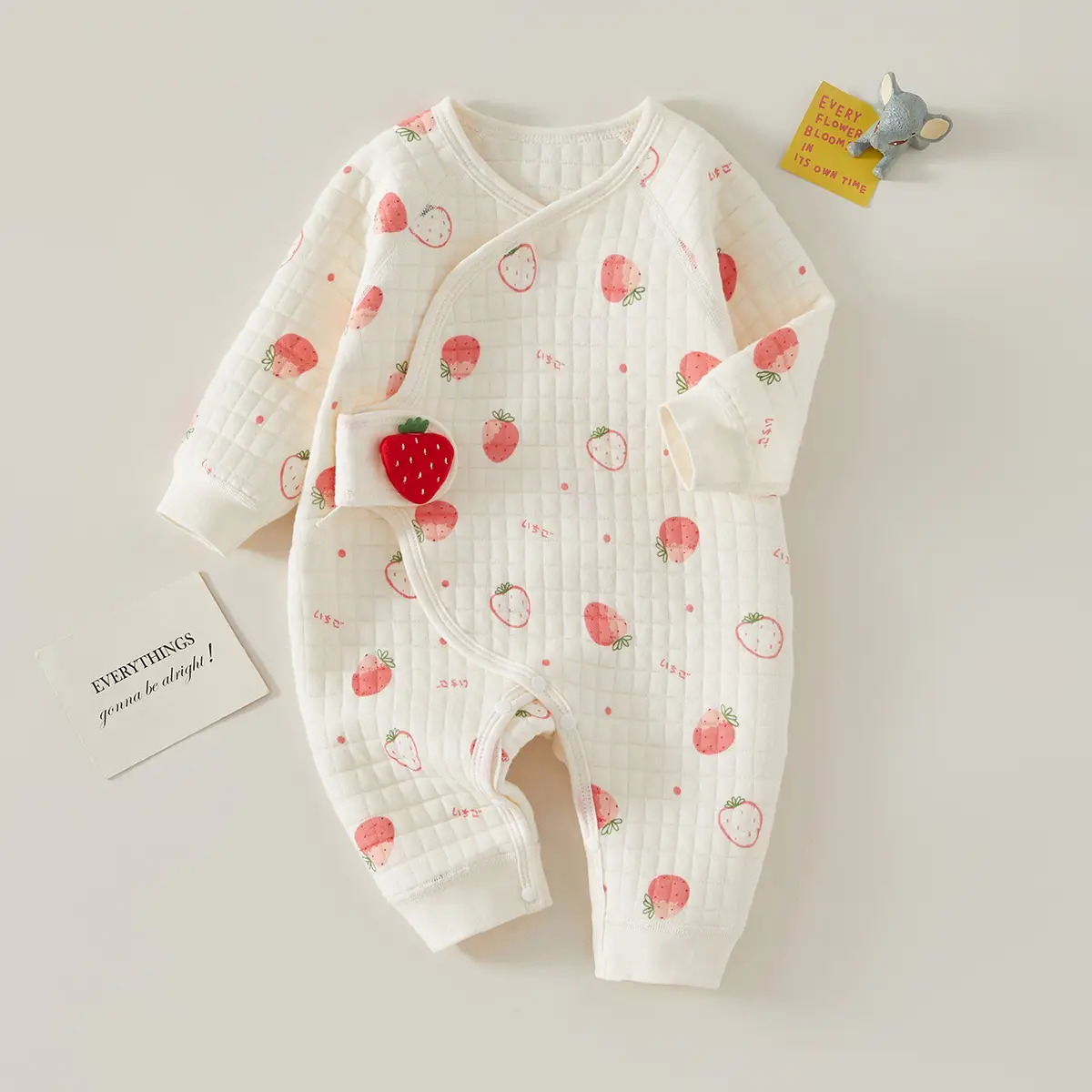 Newborn Velvet Jumpsuit White Boneless Baby's Winter Warm - Image 26