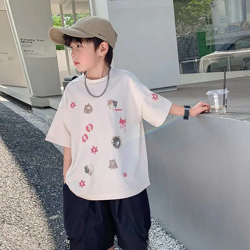 Cotton Short Sleeve T-Shirt for Boys Summer 2025 - Image 4