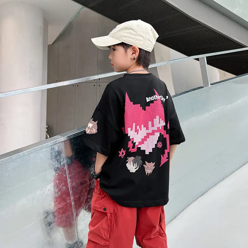 Cotton Short Sleeve T-Shirt for Boys Summer 2025 - Image 6