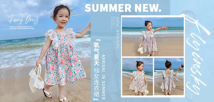Girls Floral Dress Baby Princess Summer Wear — feature 1
