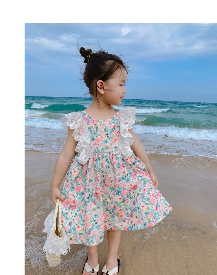 Girls Floral Dress Baby Princess Summer Wear — feature 14