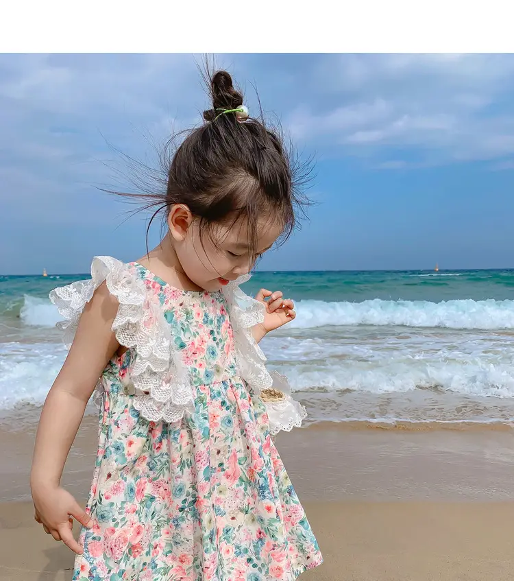 Girls Floral Dress Baby Princess Summer Wear — feature 5