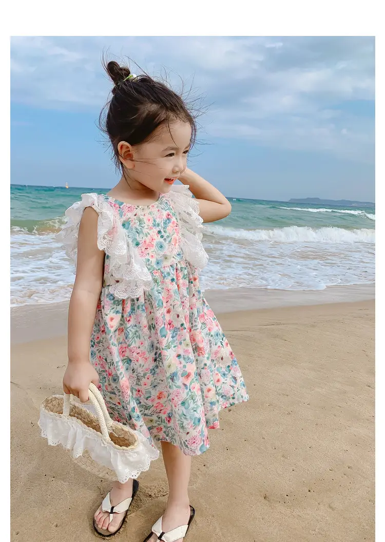 Girls Floral Dress Baby Princess Summer Wear — feature 6