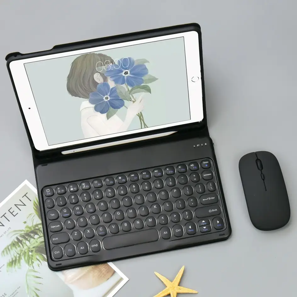 iPad 11 Bluetooth Keyboard Case Air 11 Round Cap Pro 11 — feature 10
