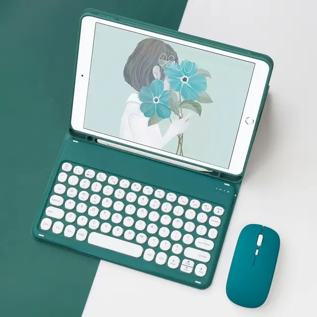iPad 11 Bluetooth Keyboard Case Air 11 Round Cap Pro 11 — feature 11