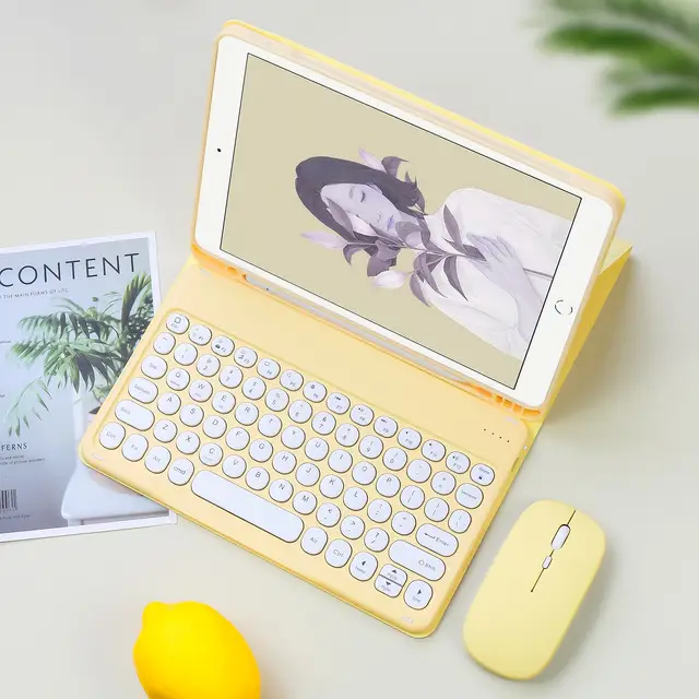 iPad 11 Bluetooth Keyboard Case Air 11 Round Cap Pro 11 — feature 13