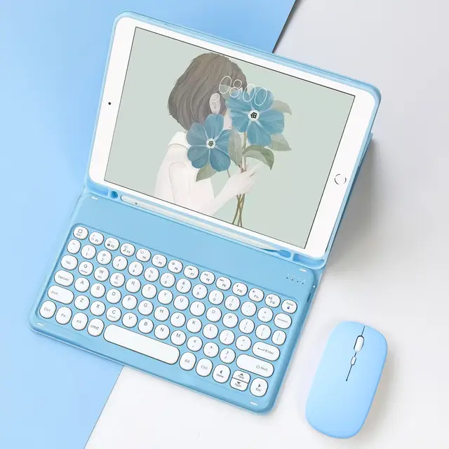 iPad 11 Bluetooth Keyboard Case Air 11 Round Cap Pro 11 — feature 14