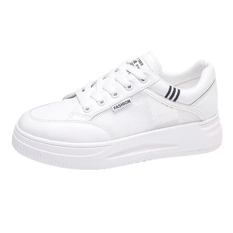 White Women's Casual Board Shoes 2025 Spring Summer - Image 10