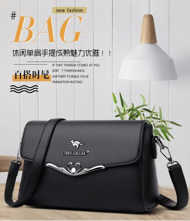 White PU Leather Crossbody Bag for Women — feature 1