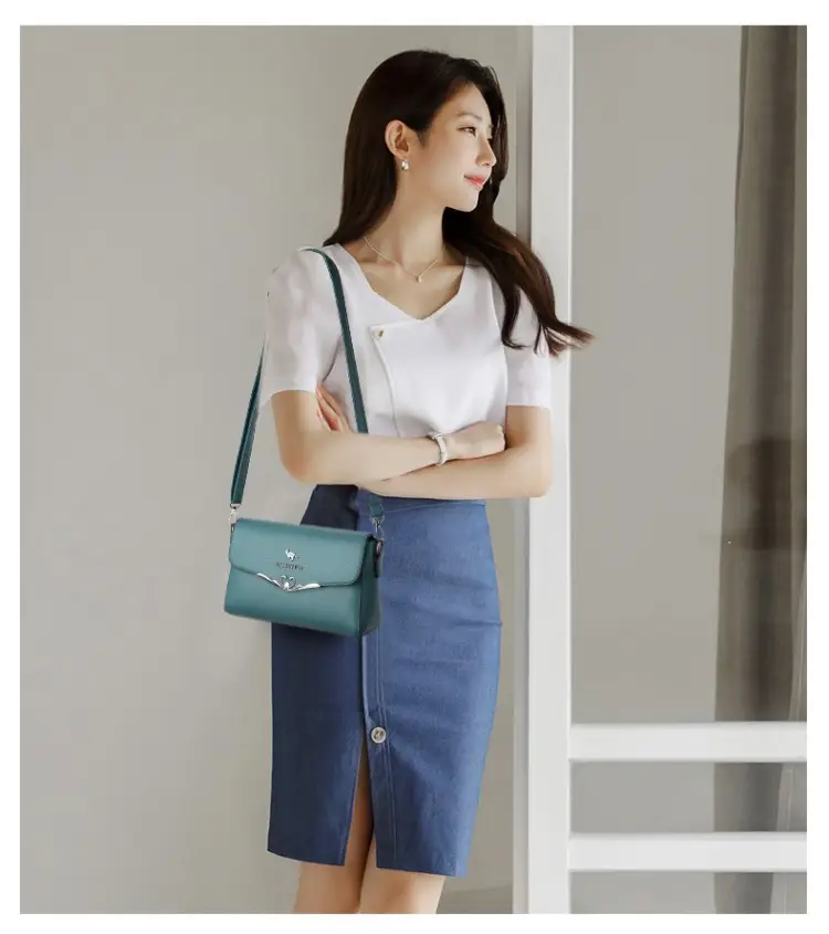White PU Leather Crossbody Bag for Women — feature 10