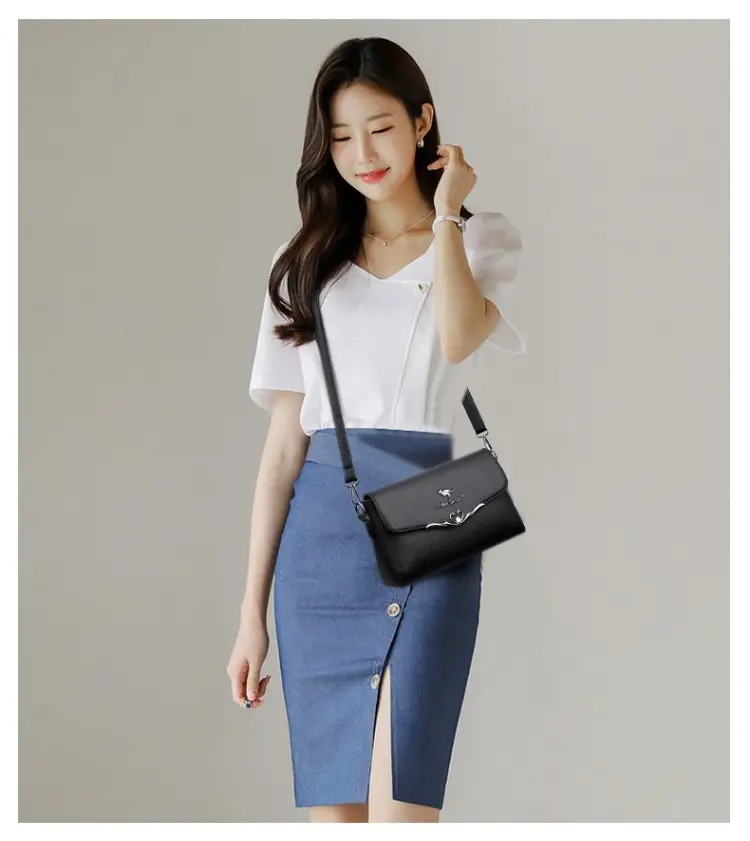 White PU Leather Crossbody Bag for Women — feature 11