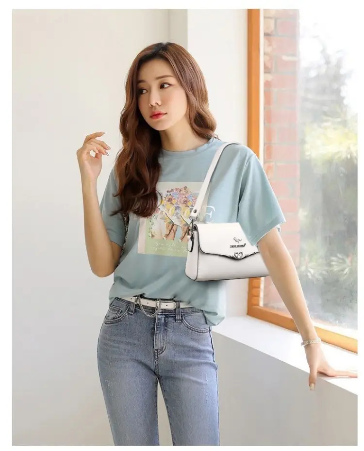 White PU Leather Crossbody Bag for Women — feature 12