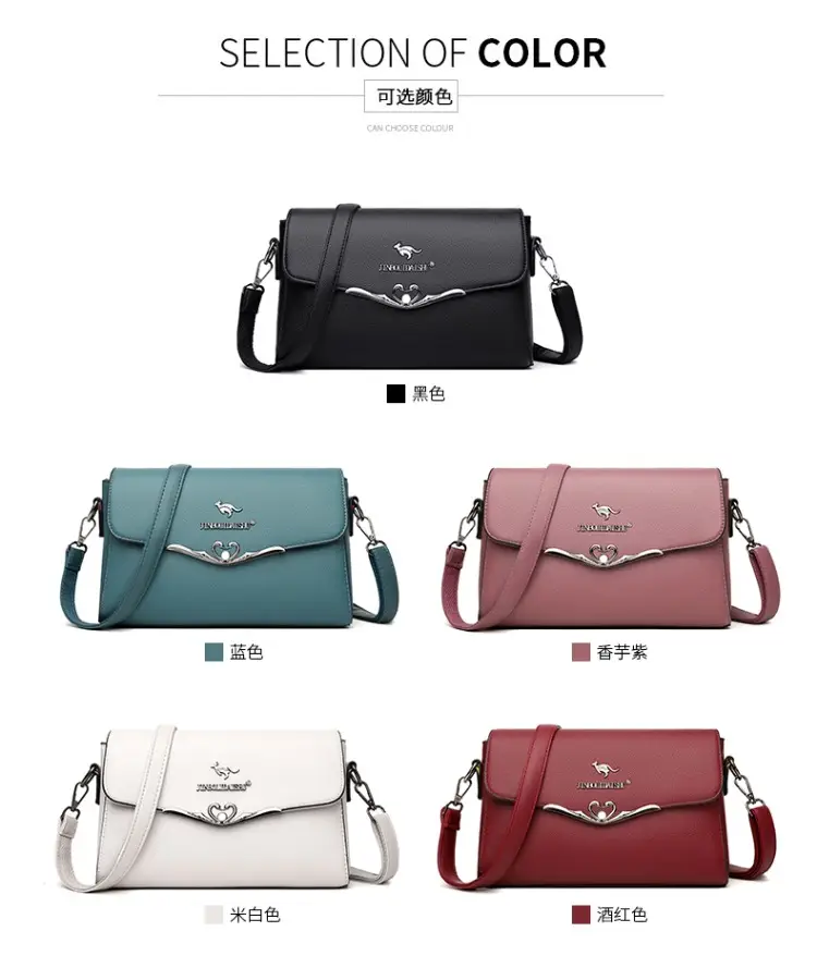 White PU Leather Crossbody Bag for Women — feature 14