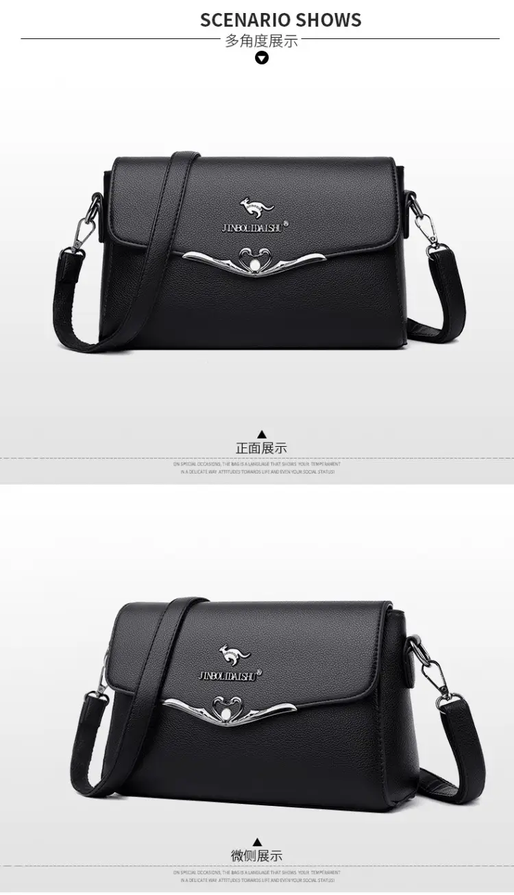 White PU Leather Crossbody Bag for Women — feature 15