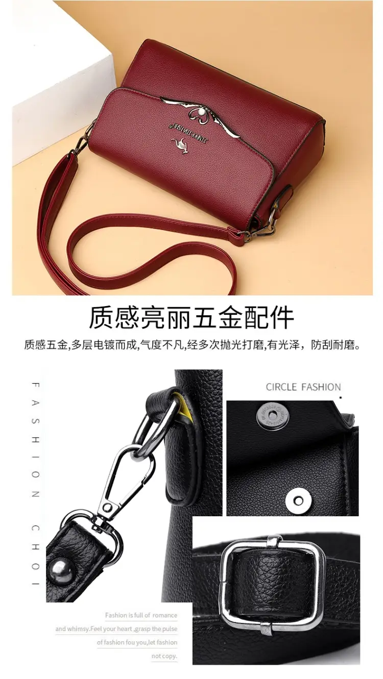White PU Leather Crossbody Bag for Women — feature 5