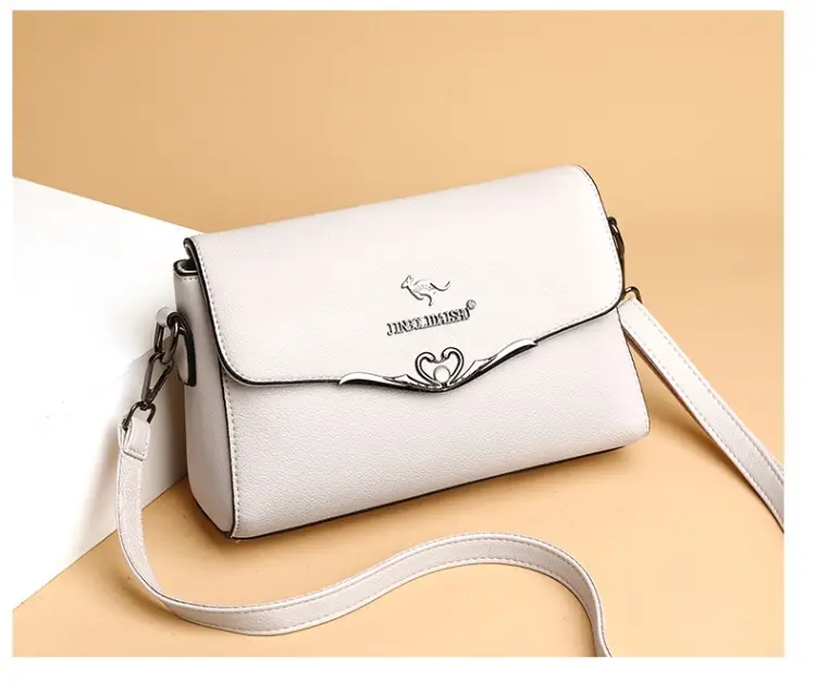 White PU Leather Crossbody Bag for Women — feature 7