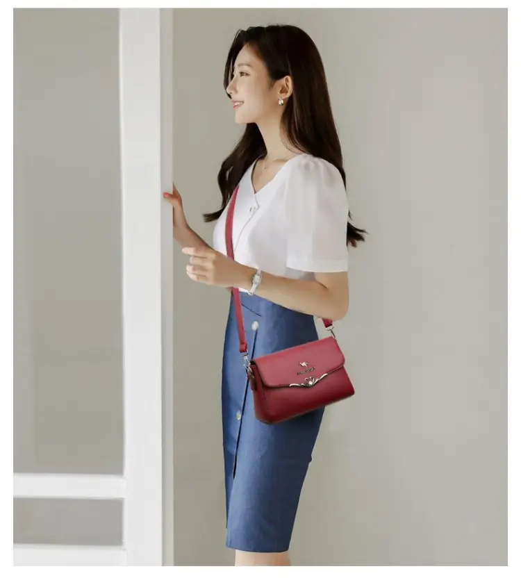 White PU Leather Crossbody Bag for Women — feature 8