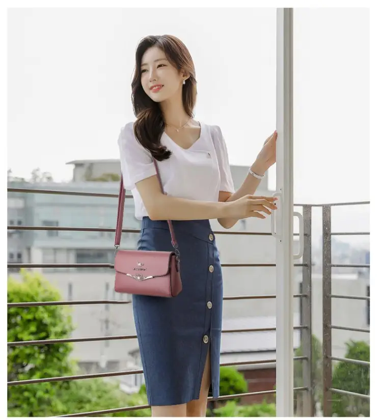 White PU Leather Crossbody Bag for Women — feature 9
