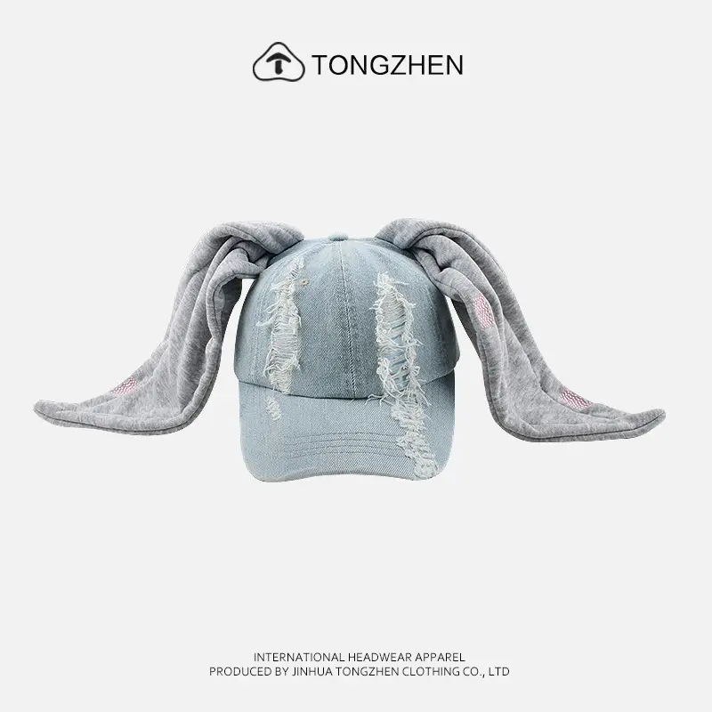 TongZhen Distressed Straw Cowboy Hat with Star Accents - Image 3