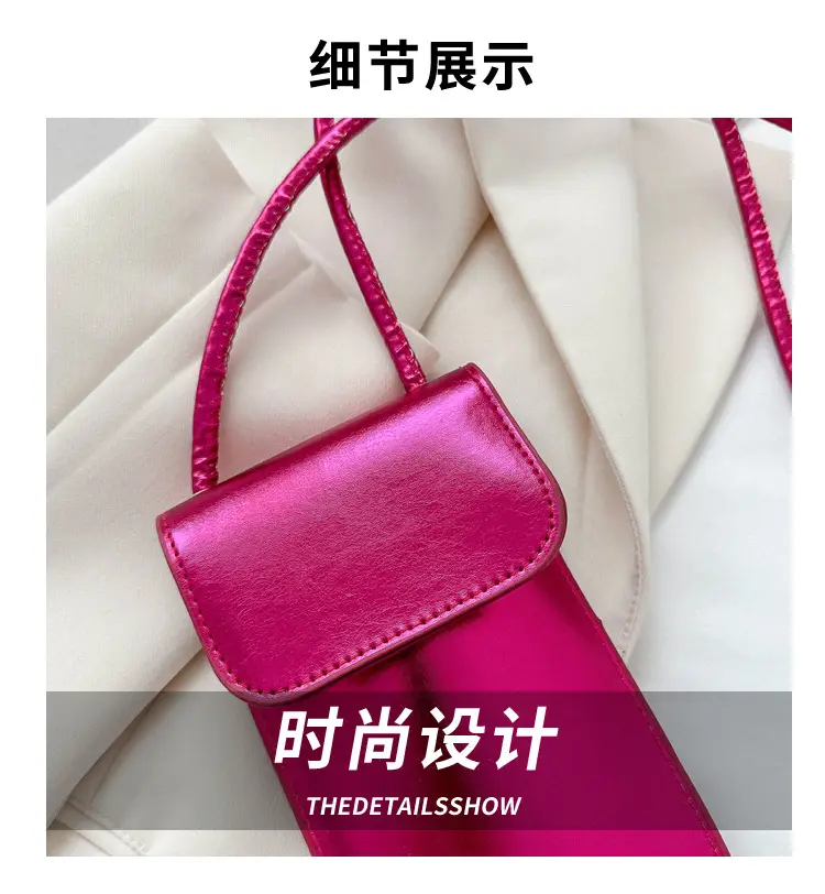 Black Vertical Mobile Phone Shoulder Bag for Women — feature 3