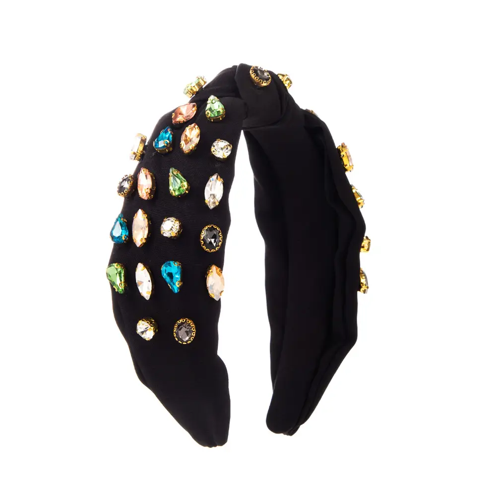 Orange Full Diamond Hairband for Women
