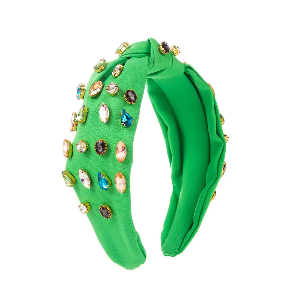 Orange Full Diamond Hairband for Women