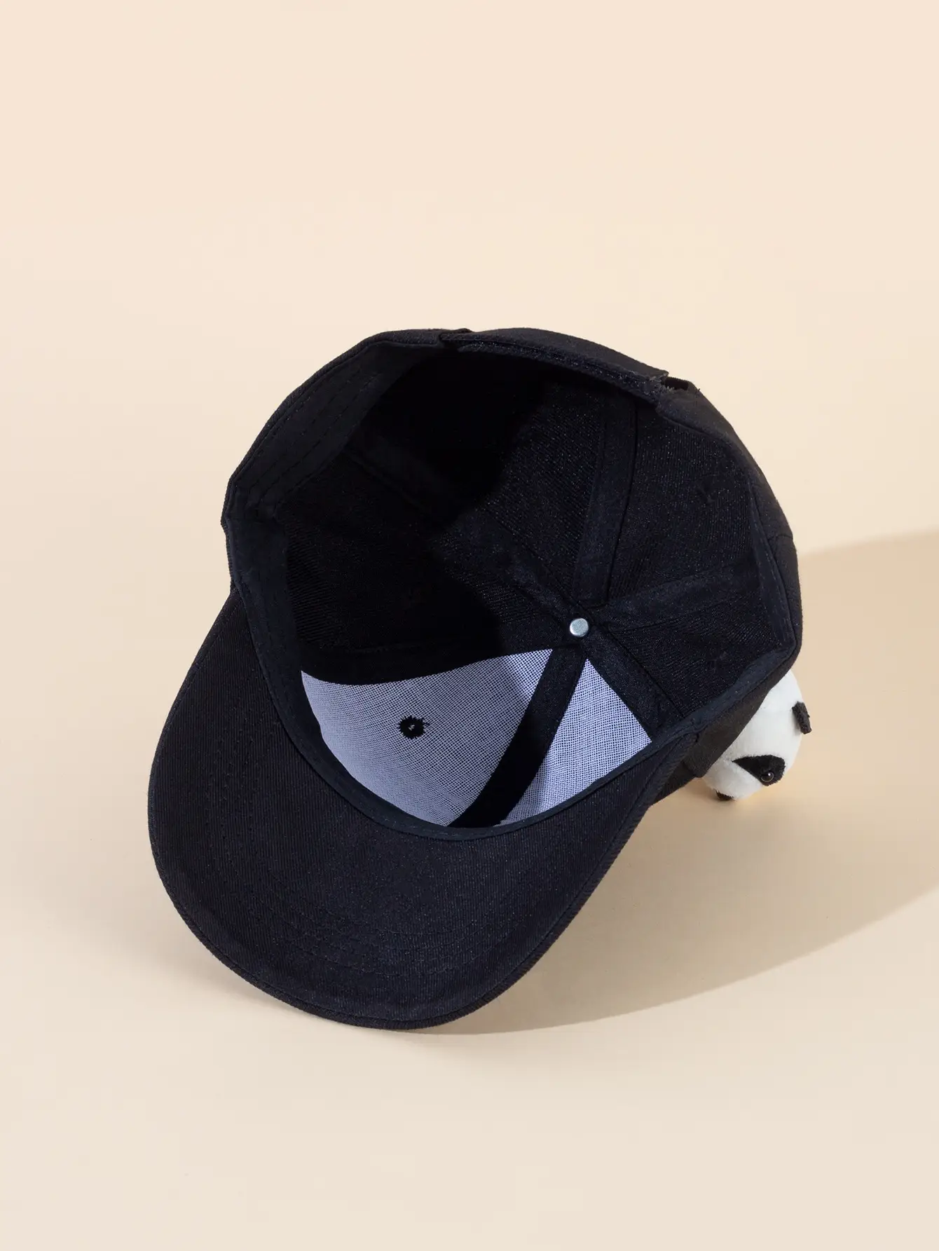 Black Animal Ears Cap for Men Women Adjustable Baseball Cap - Image 6