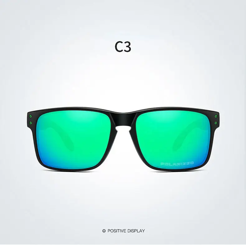 New Men's Square Polarized Sunglasses Riding Driving Fishing Outdoor — feature 12