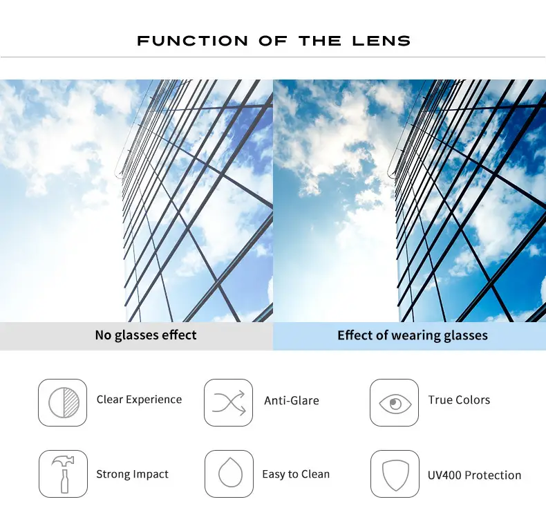 New Men's Square Polarized Sunglasses Riding Driving Fishing Outdoor — feature 2