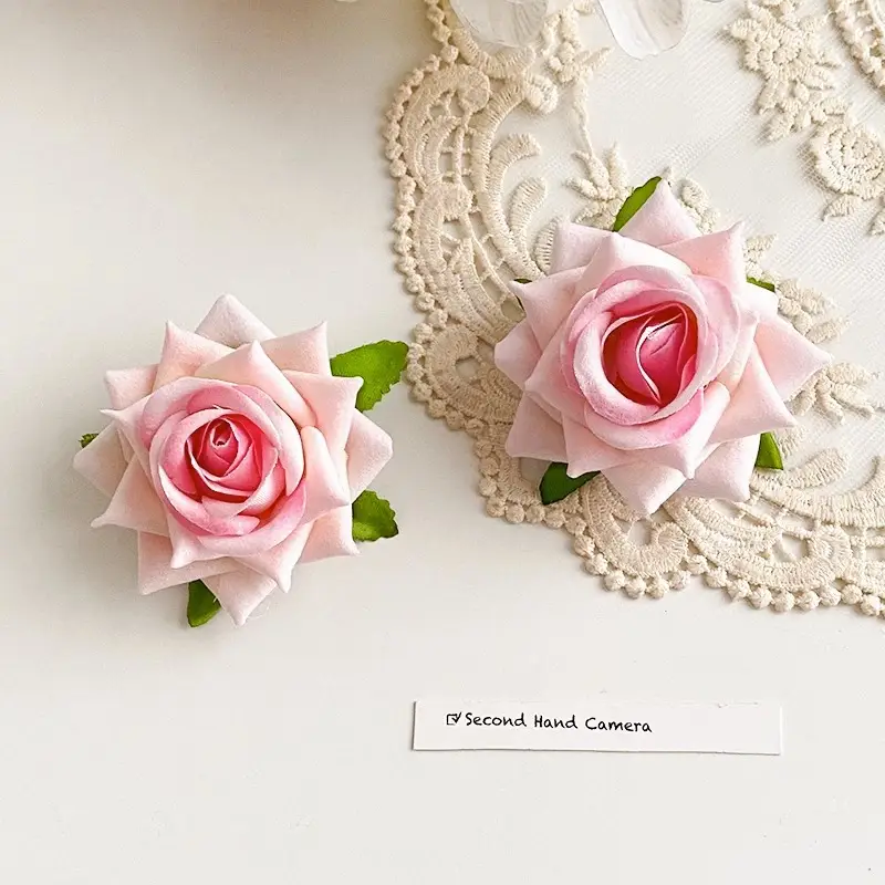 Red Rose Hairpin Clip for Girls - 1 Pc - Image 10