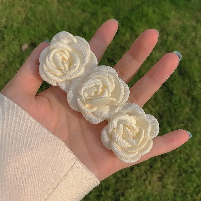 Red Rose Hairpin Clip for Girls - 1 Pc - Image 5