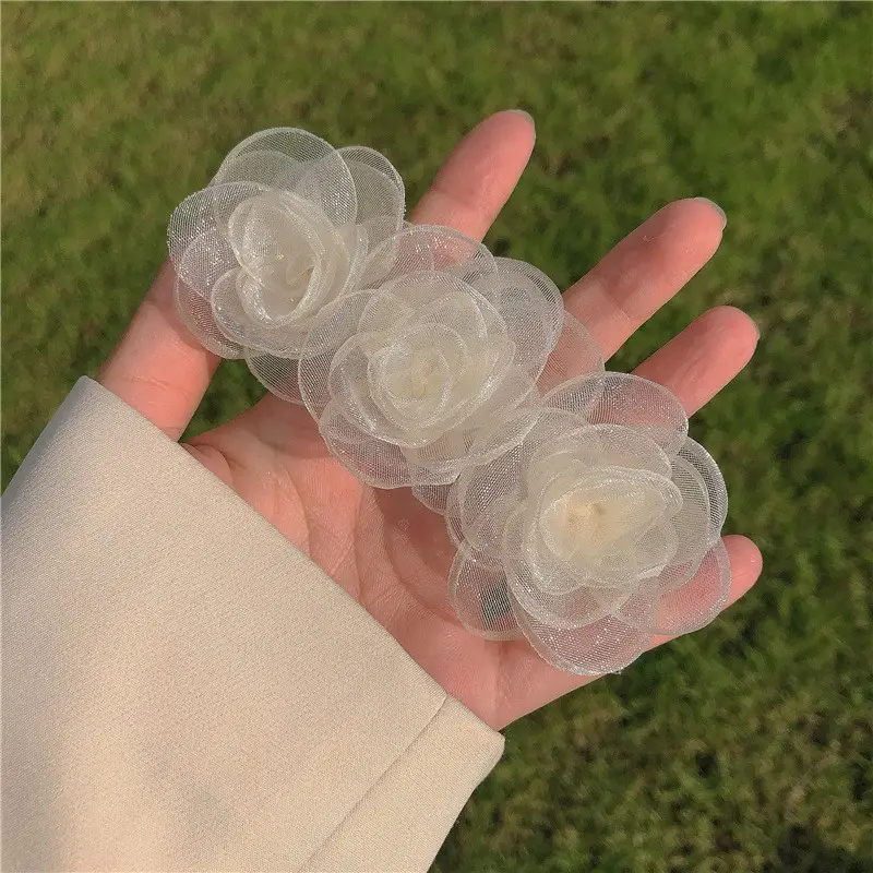 Red Rose Hairpin Clip for Girls - 1 Pc - Image 6