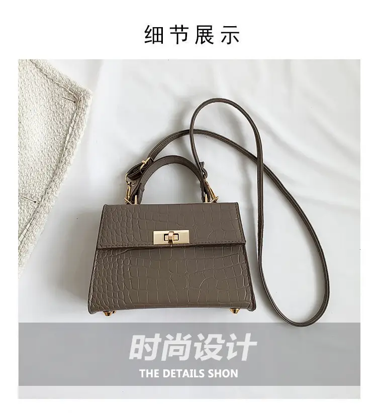 Green Croc Leather Shoulder Bag for Women 2023 — feature 2