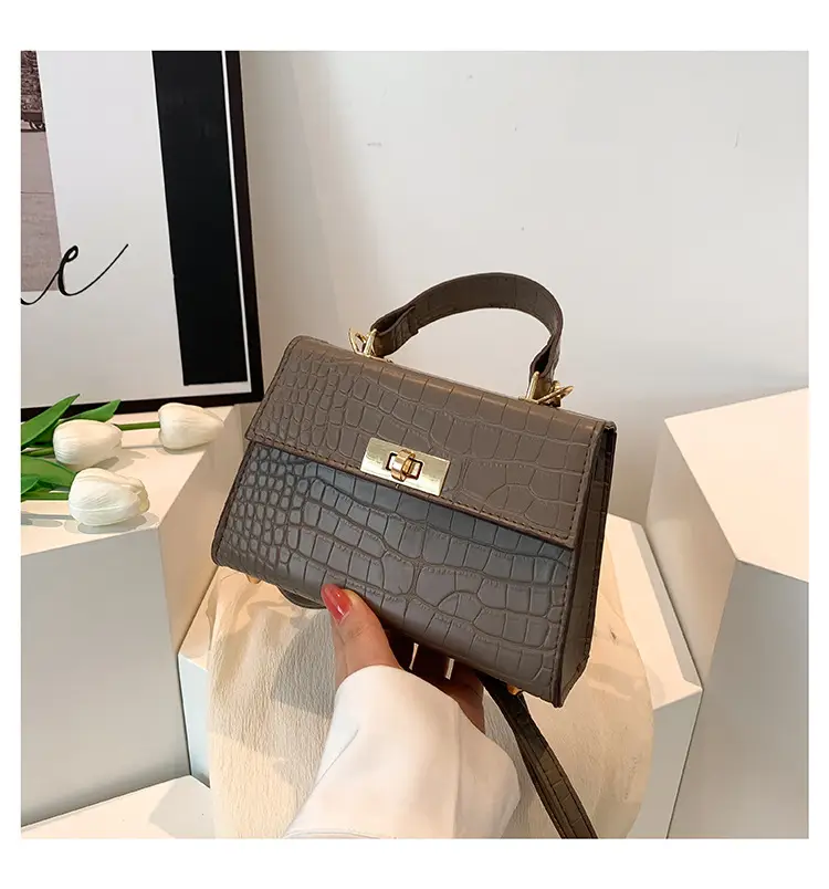 Green Croc Leather Shoulder Bag for Women 2023 — feature 21