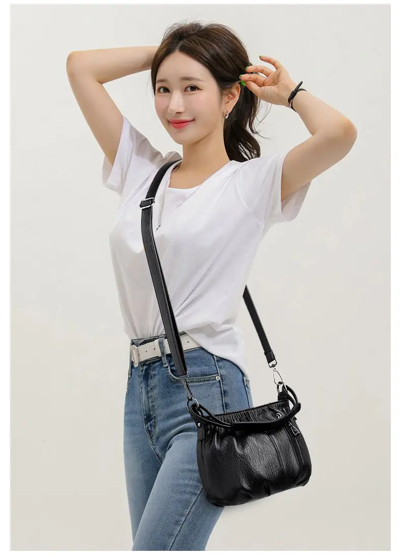 Women's Cream Crossbody Satchel Bag 2023 — feature 12