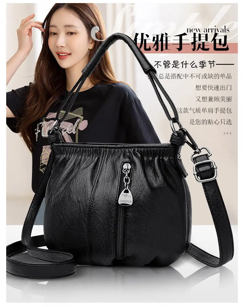 Women's Cream Crossbody Satchel Bag 2023 — feature 2