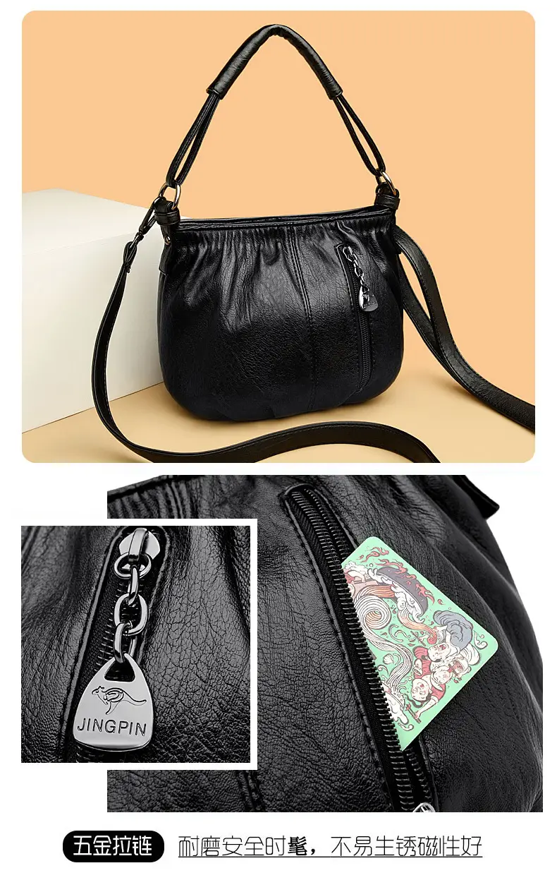 Women's Cream Crossbody Satchel Bag 2023 — feature 4
