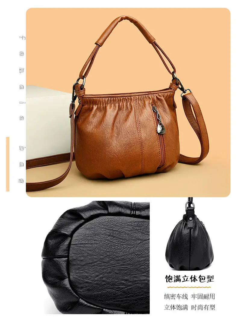 Women's Cream Crossbody Satchel Bag 2023 — feature 6