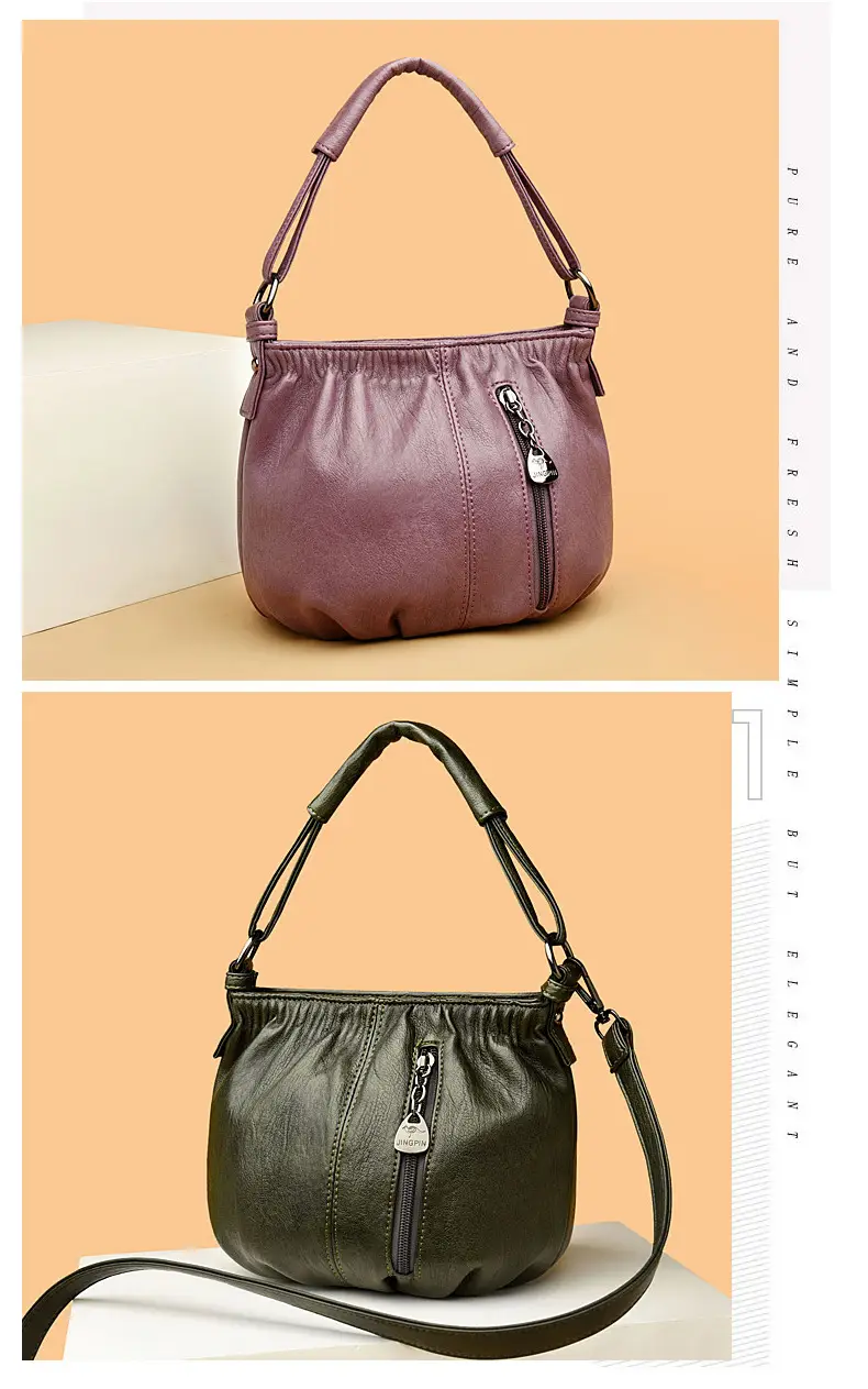 Women's Cream Crossbody Satchel Bag 2023 — feature 8